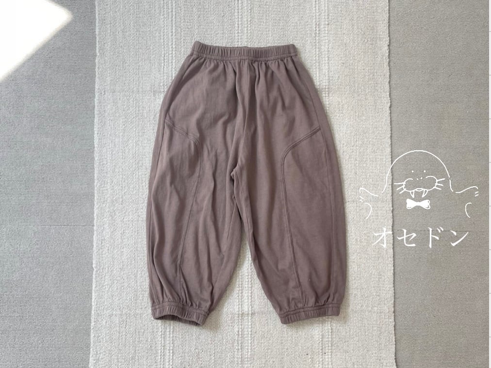 【Lovin'】サイドジョガーパンツ ブラウン 80〜130cm