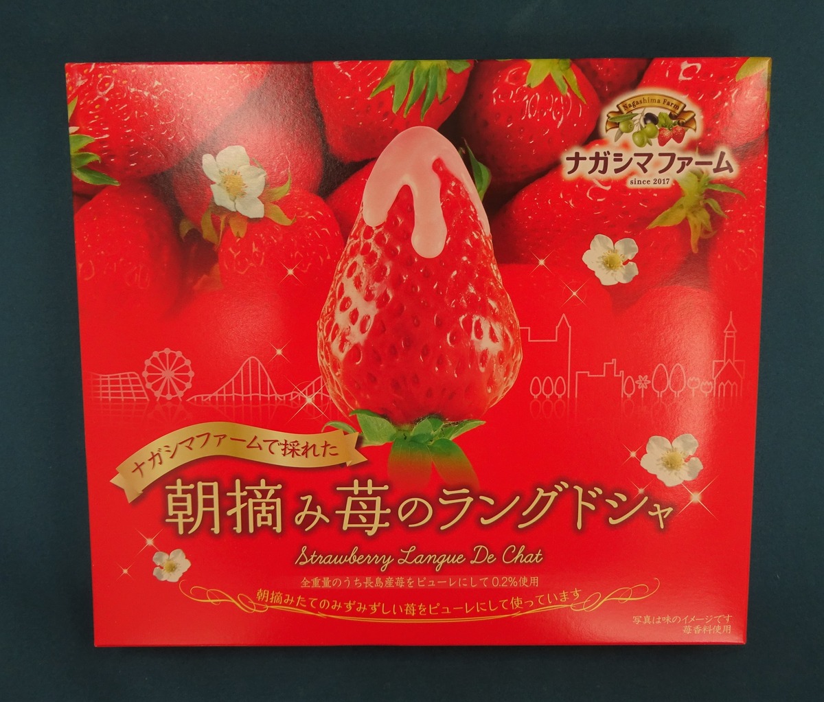 ナガシマファームで採れた朝摘み苺のラングドシャ 21個入 | Nagashima 