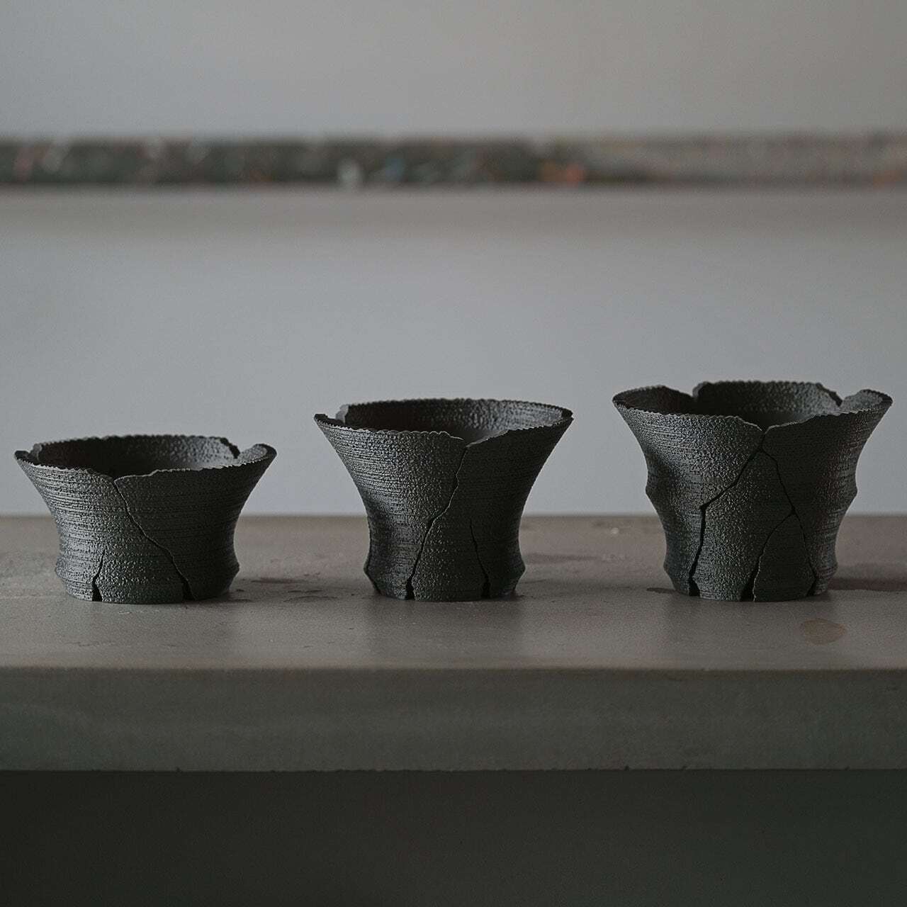 Green Mountain クラックスリット鉢 G 大鉢 (15cm) | one4