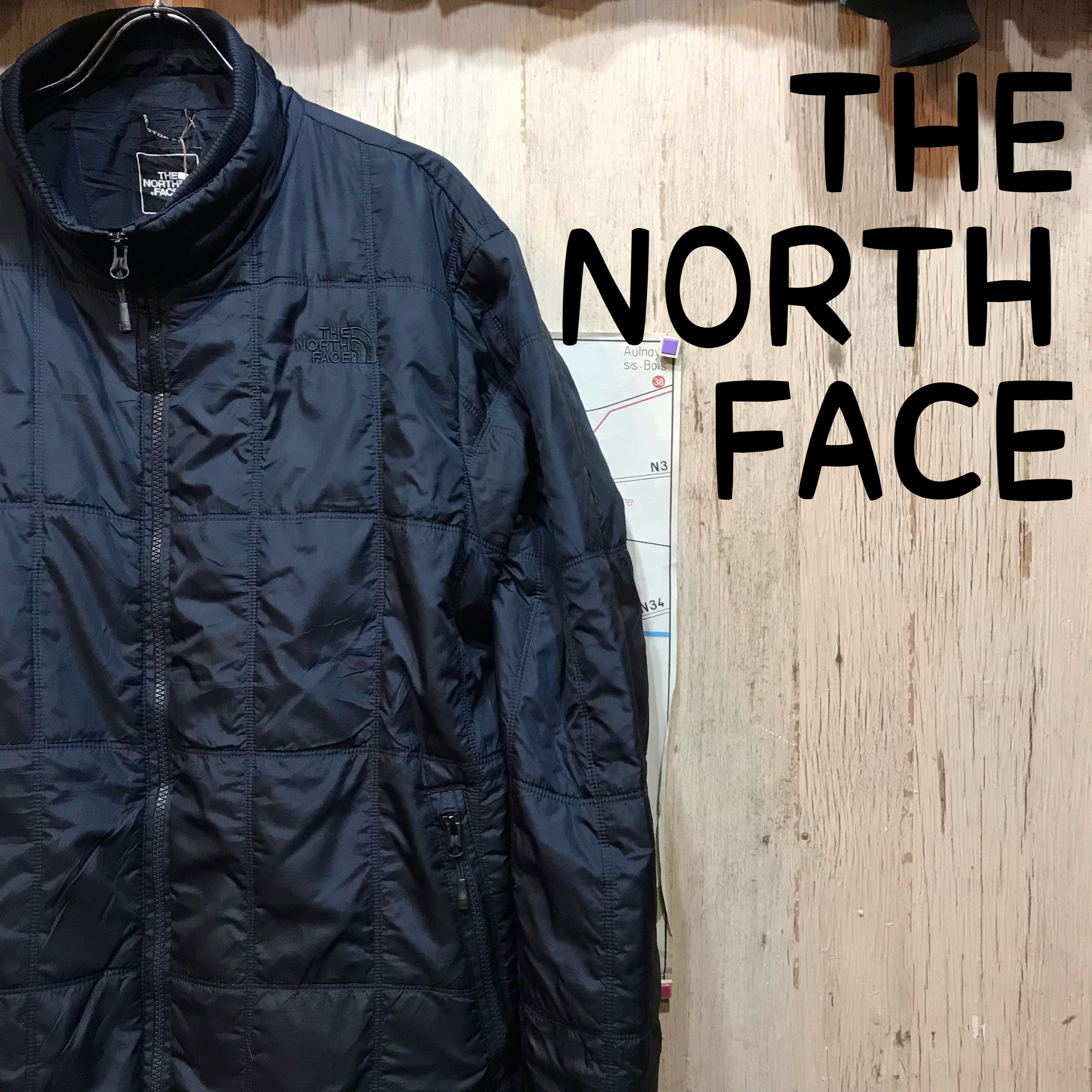 THE NORTH FACE ザノースフェイス キルティングジャケット XL 古着 (1157)