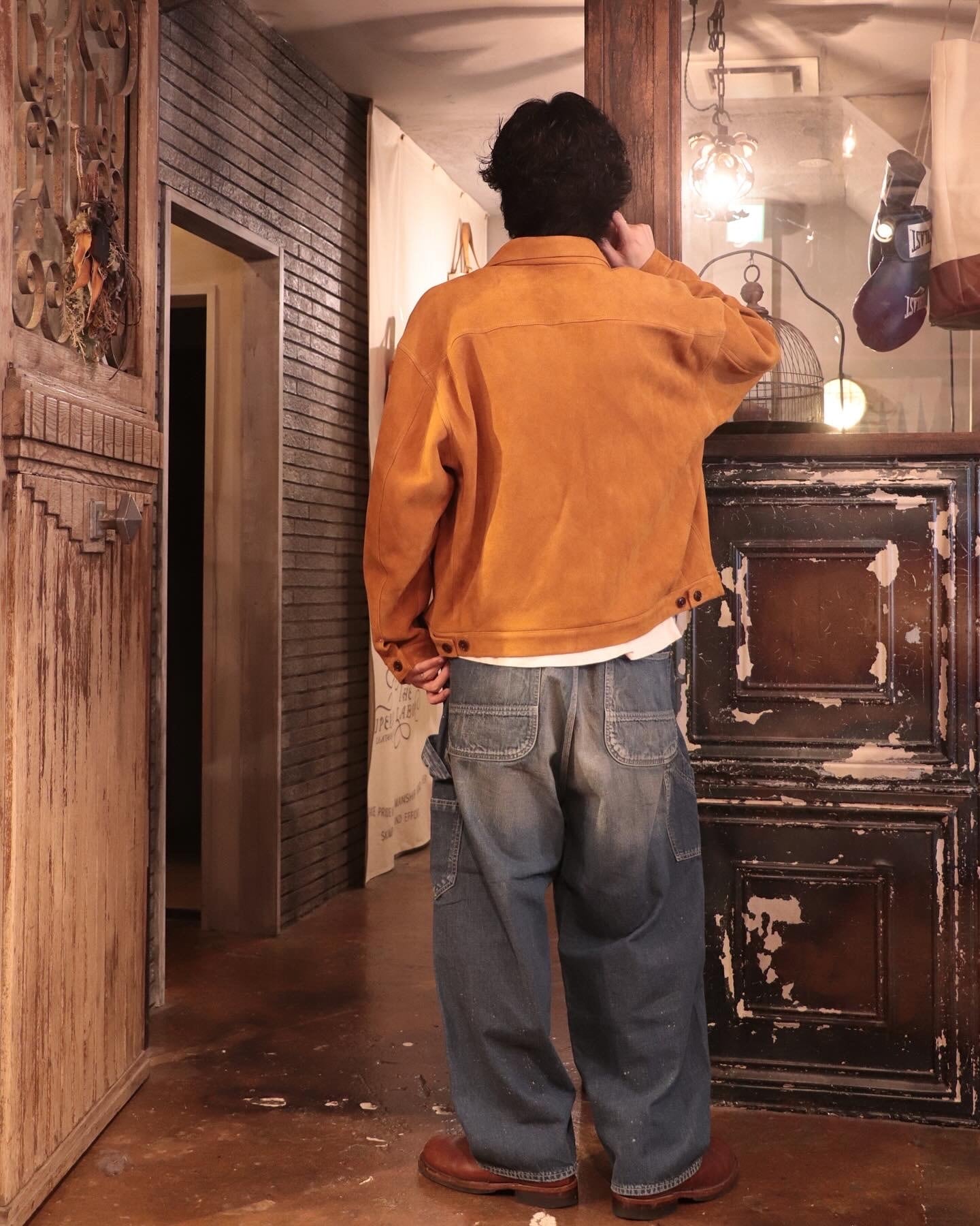 ANACHRONORM/アナクロノーム DENIM PAINTER EASY PANTS INDIGO(AGING