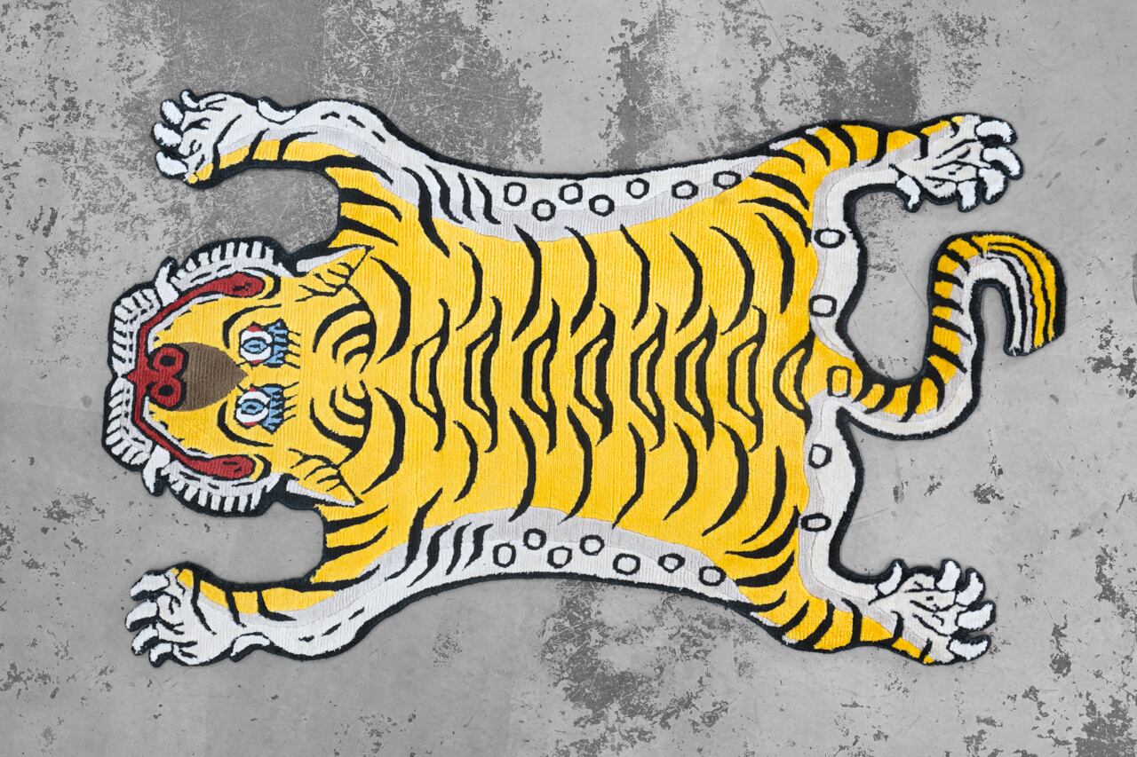 Tibetan Tiger Rug 《Sサイズ•シルク295》チベタンタイガーラグ