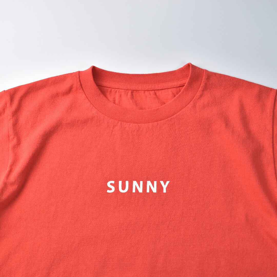 快晴堂 カイセイドウ 海上がりUNI Tシャツ SUNNY 「ある晴れた日の午後に」・レッド 毎年、リピーターが多いTシャツです