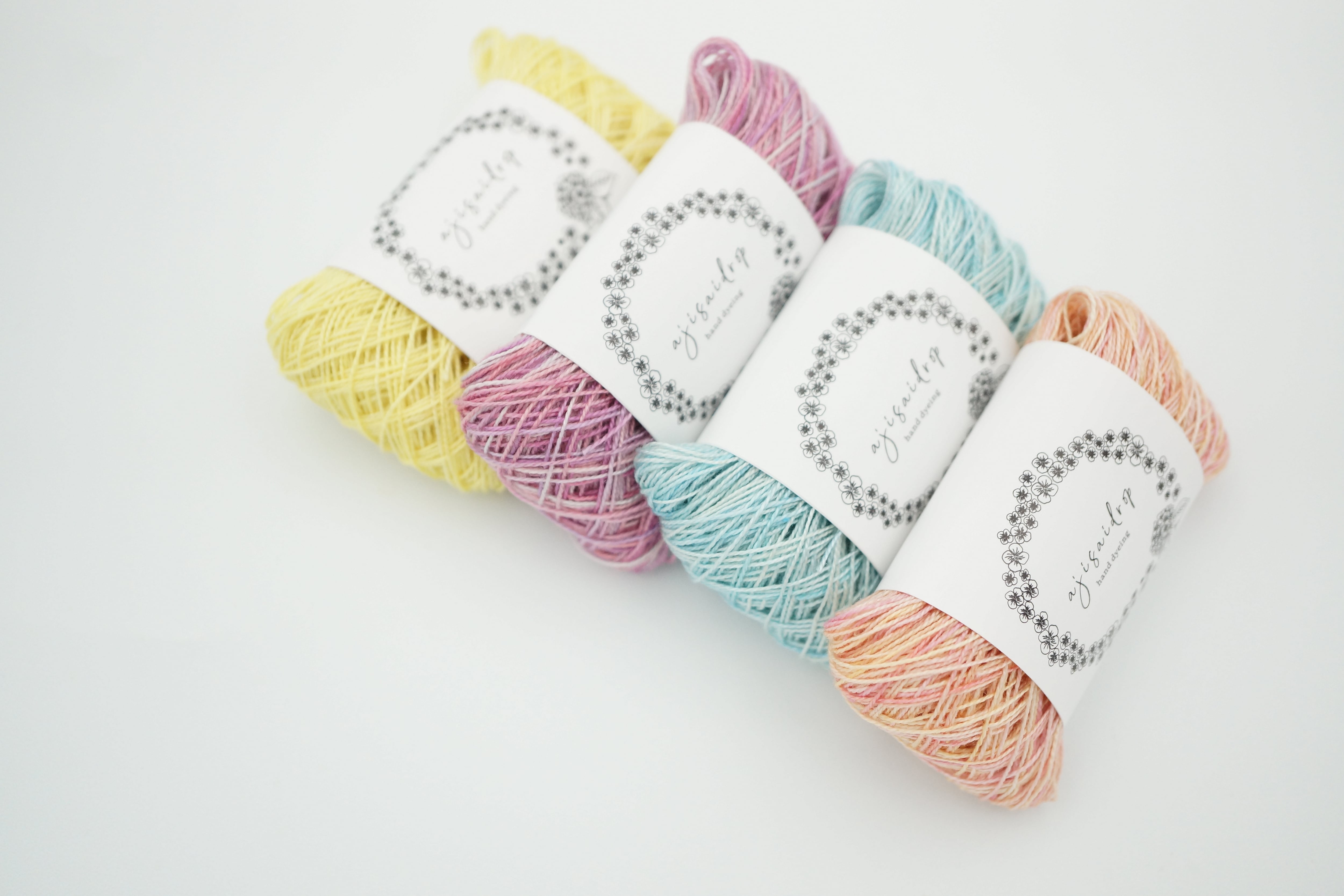 手染め糸-hand dyeing threads- | ajisaidrop