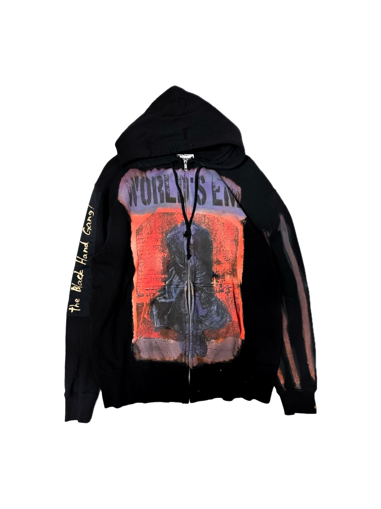 【セール品】現品限りUNFINISHED 死神パーカー