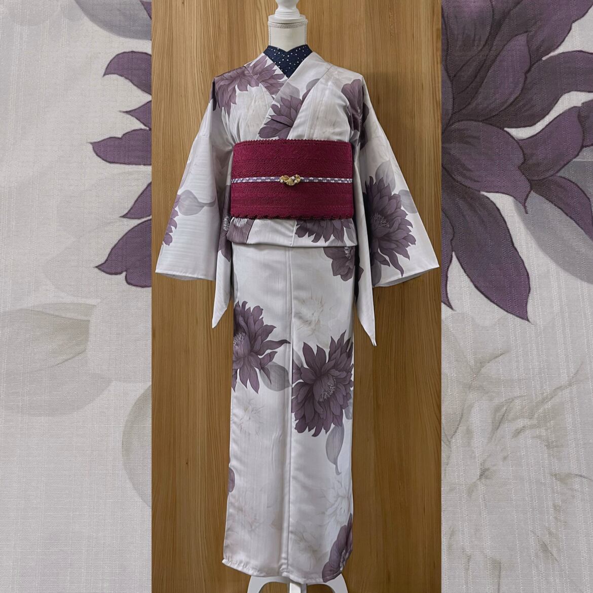 新品】撫松庵 東レ セオアルファ浴衣〜芭蕉葉〜 | きもの楸堂-kisasagedo-