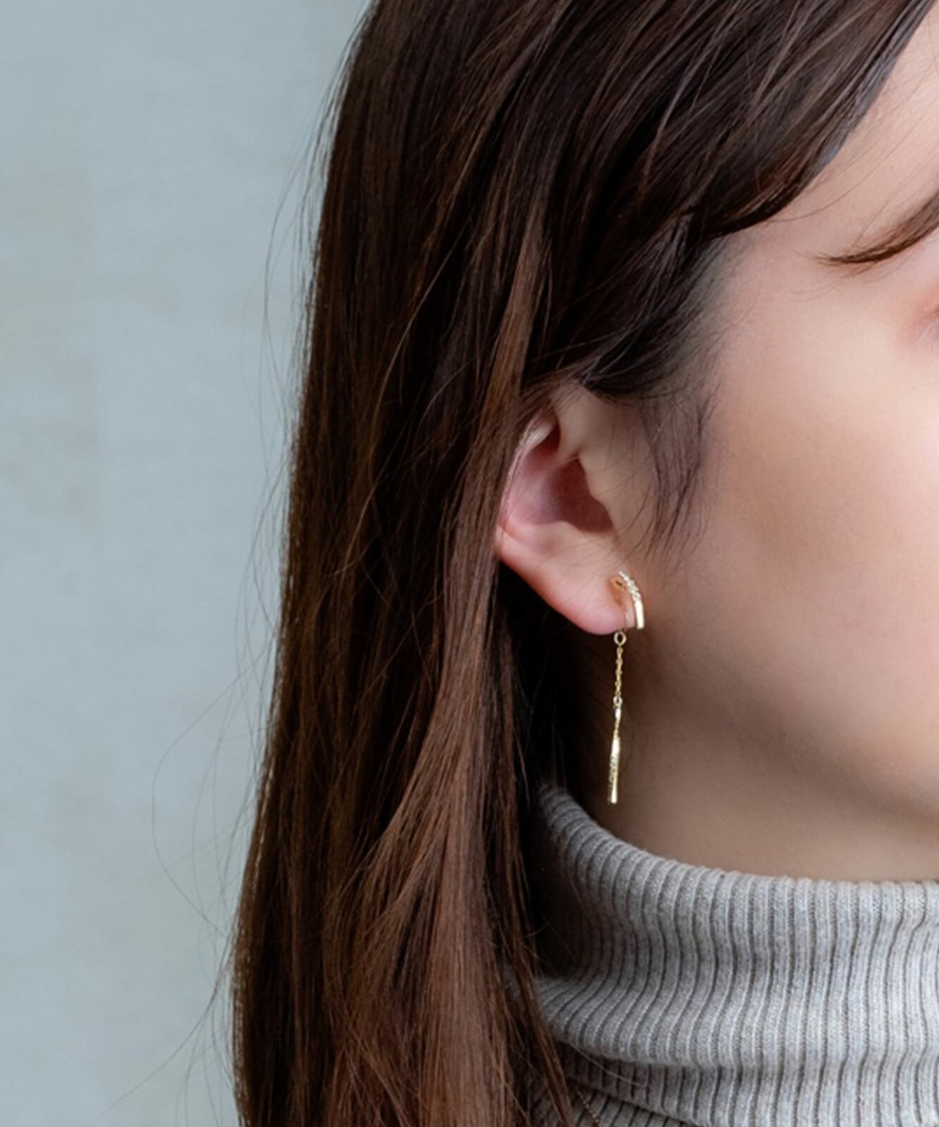 【日本製】【定番人気】スパイラルモービル クリスタル ループフィット イヤリング