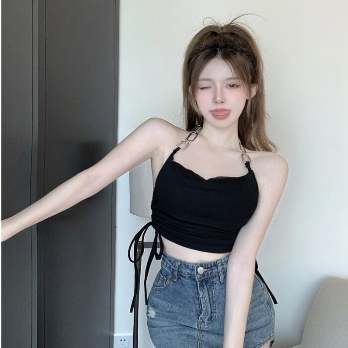 チェーン ホルターサマー 夏物 ドラファッションホール63733509237