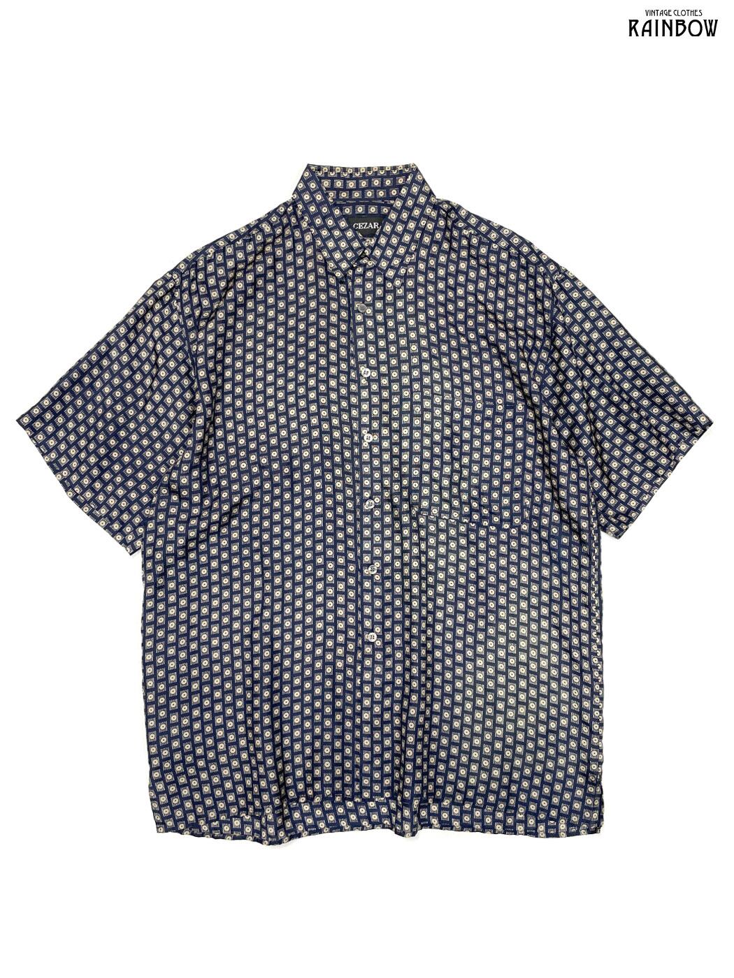 【希少】 ポロバイラルフローレン アロハシャツ オープンカラー 総柄 ADAMS 希少】 ポロバイラルフローレン アロハシャツ オープンカラー 総