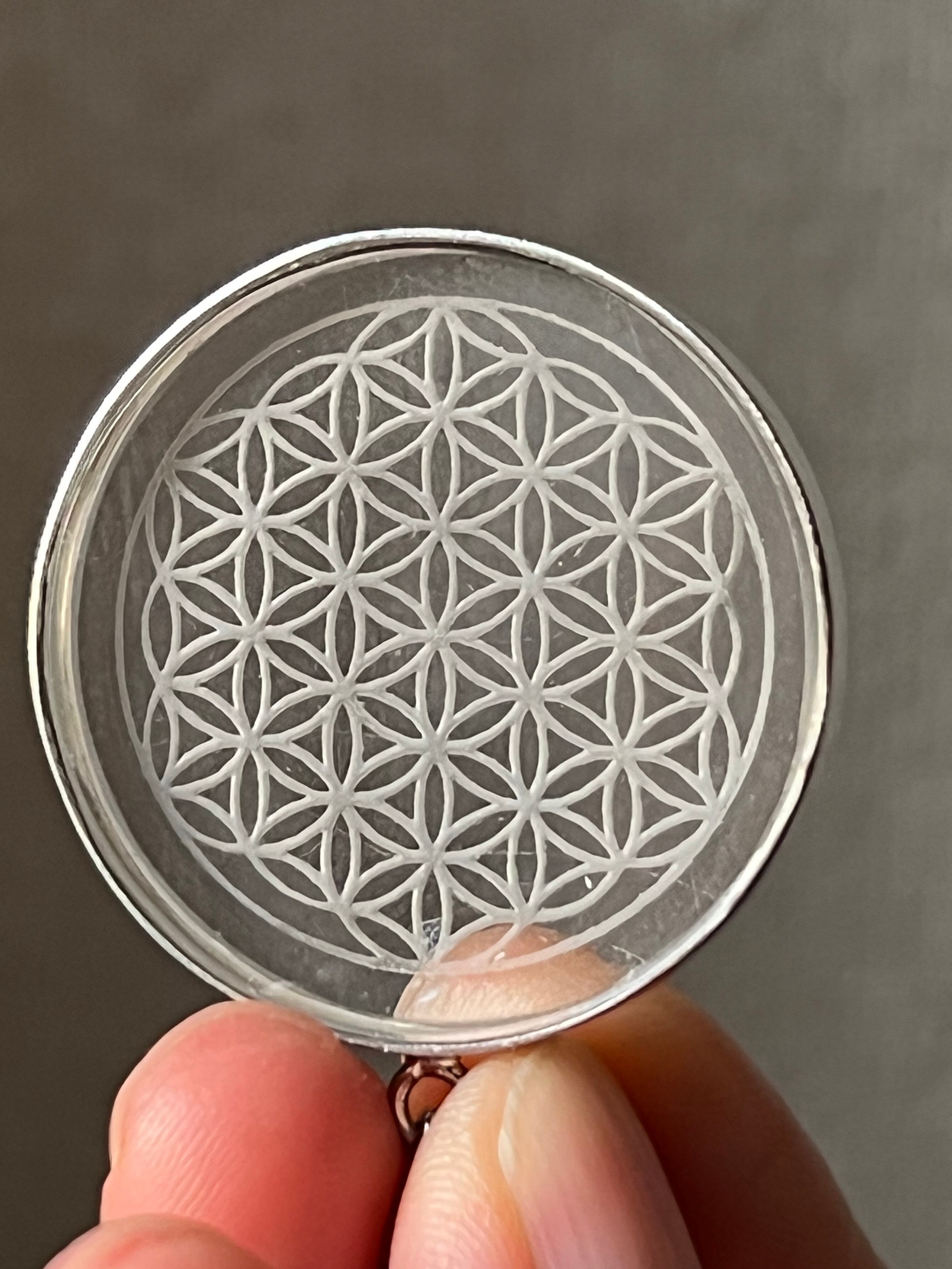 よそ見しないこと【2/6再入荷】Silverフラワーオブライフ ペンダント