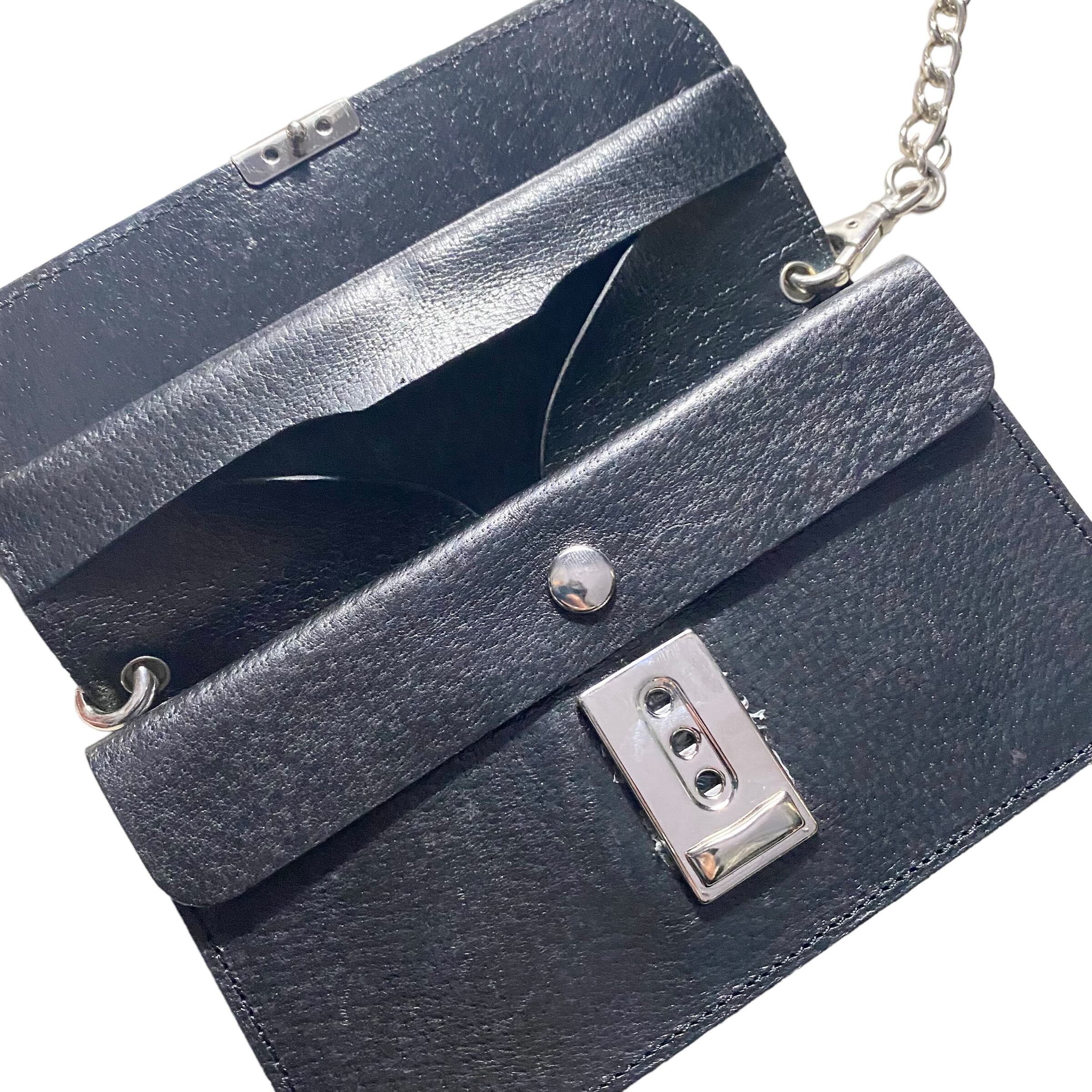 COMME des GARCONS pig skin chain bag | NOIR ONLINE COMME des GARCONS pig skin chain bag | NOIR ONLINE