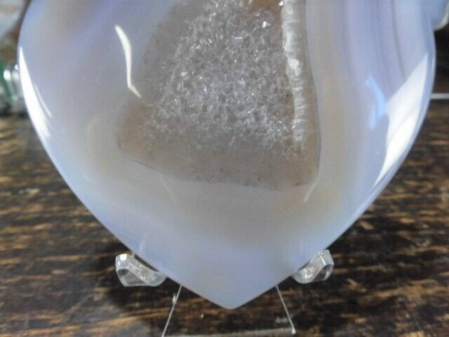 【瑪瑙カービング】　ハート瑪瑙　no.5