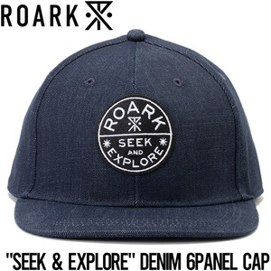 帽子 ストラップキャップ THE ROARK REVIVAL ロアークリバイバル SEEK & EXPLORE DENIM 6PANEL CAP RHJ953 日本代理店正規品