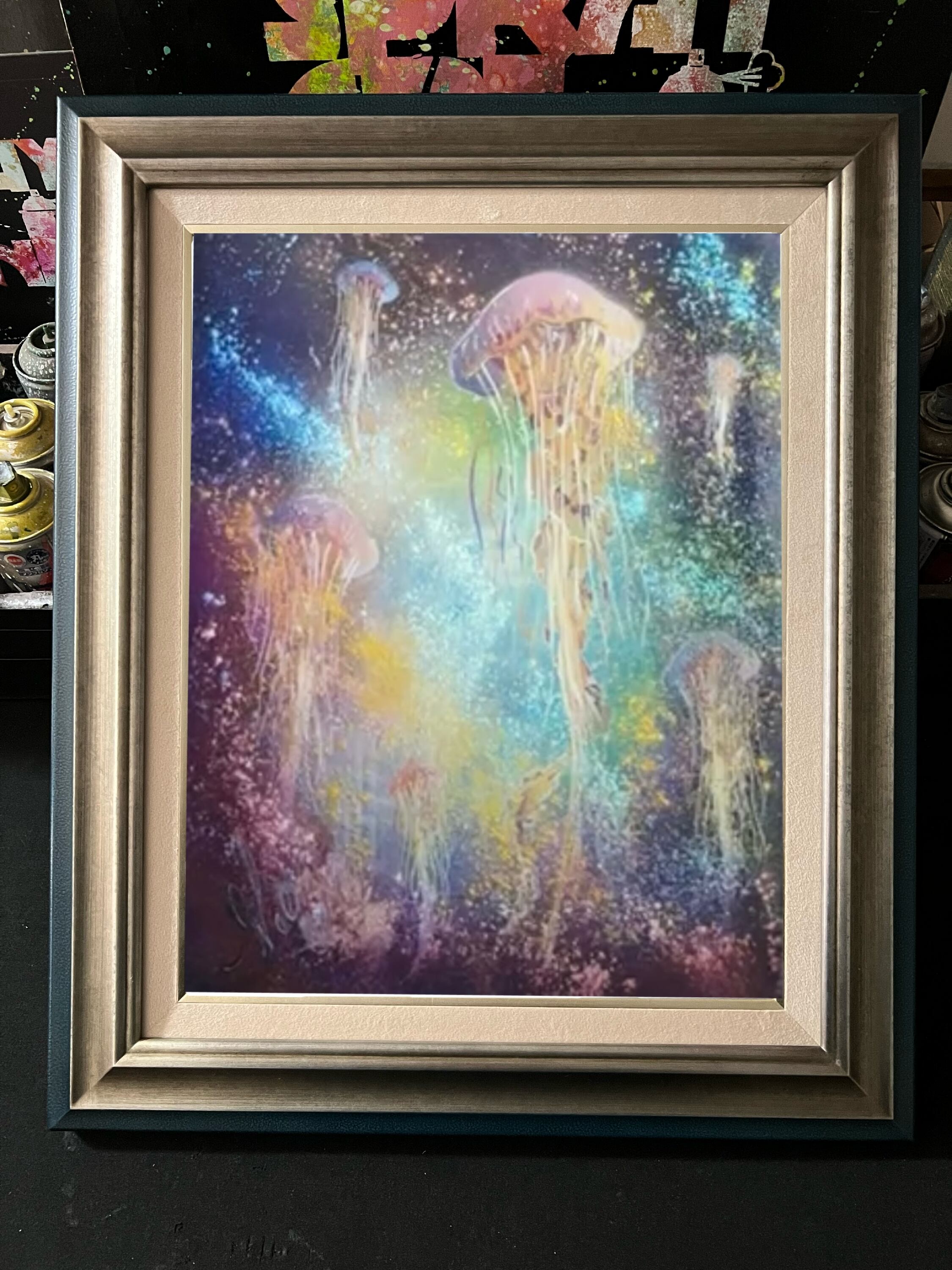 油彩画　「　なつかしい風景 ]原画　額付　F6 油彩画 「 懐かしいの風景 」 原画 額入 F6号 現代アートの新たなる地平