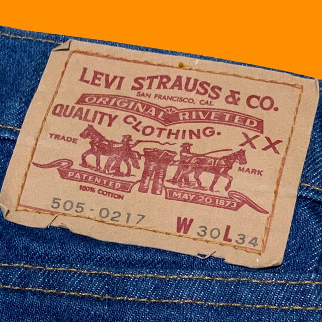 ビンテージ Levi's リーバイス 505 コットン　デッド　極東