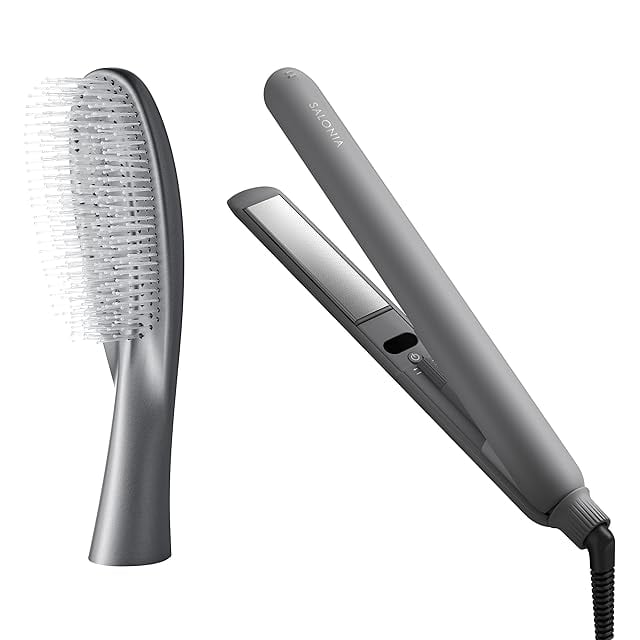 ストレートブラシ ヘアアイロン アイロン 温度 スチーム 三年保証