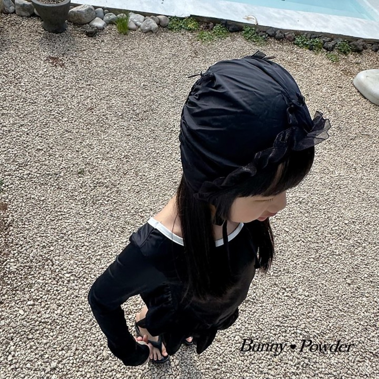 [Bunny Powder] (Feature) Ribbon Swim Cap / [버니파우더] (기획)리본스윔캡