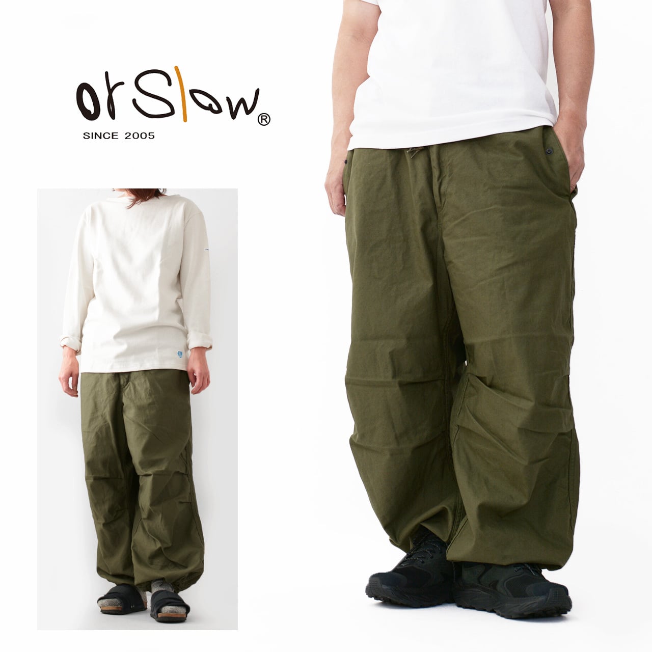 orslow [オアスロウ] LOOSE FIT ARMY TROUSER [01-5020-76] ルーズ