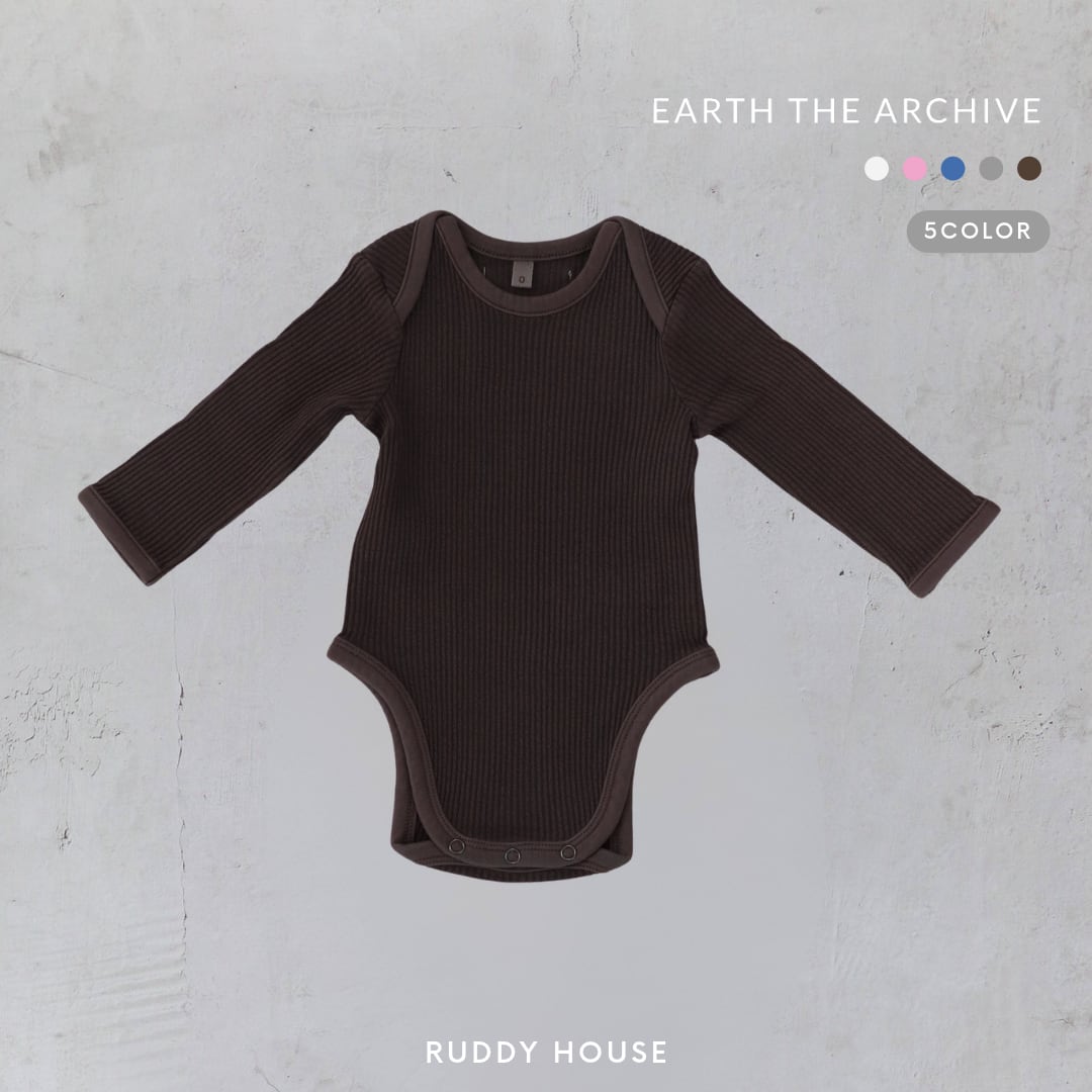 【予約販売|送料無料】EARTH THE ARCHIVE / Long sleeve baby suit