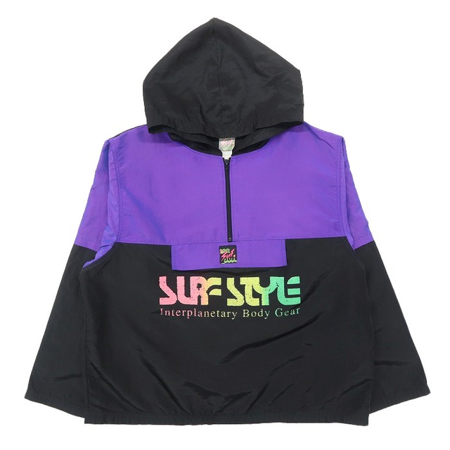 古着 80年代 サーフスタイル SURF STYLE ナイロン プルオーバー 