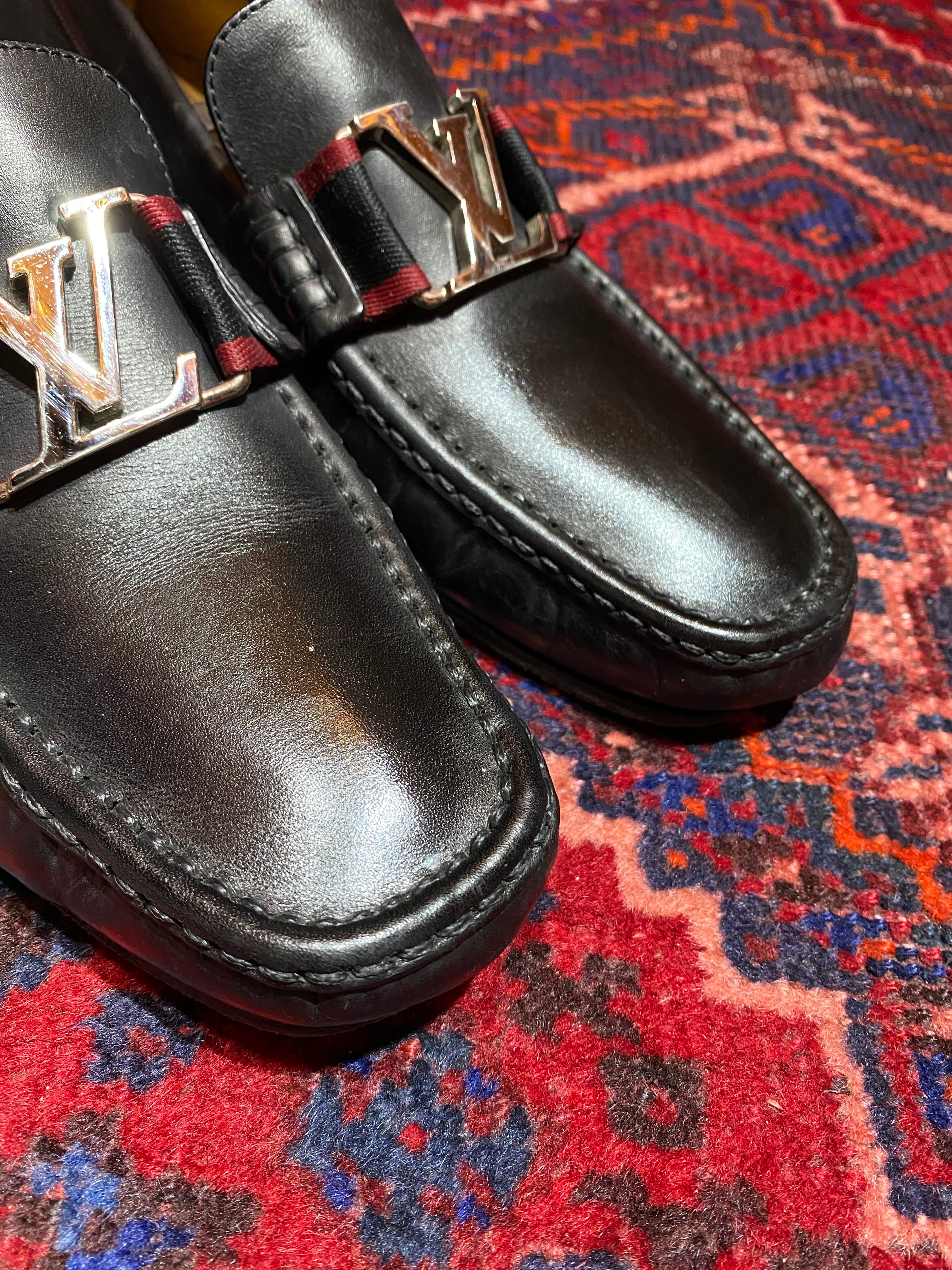 ◎.LOUIS VUITTON LOGO LOAFER FA0117 MADE IN ITALY/ルイヴィトン