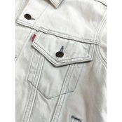 80s Levi’s 70506 GRAY DENIM JACKET MADE IN USA Size 40R