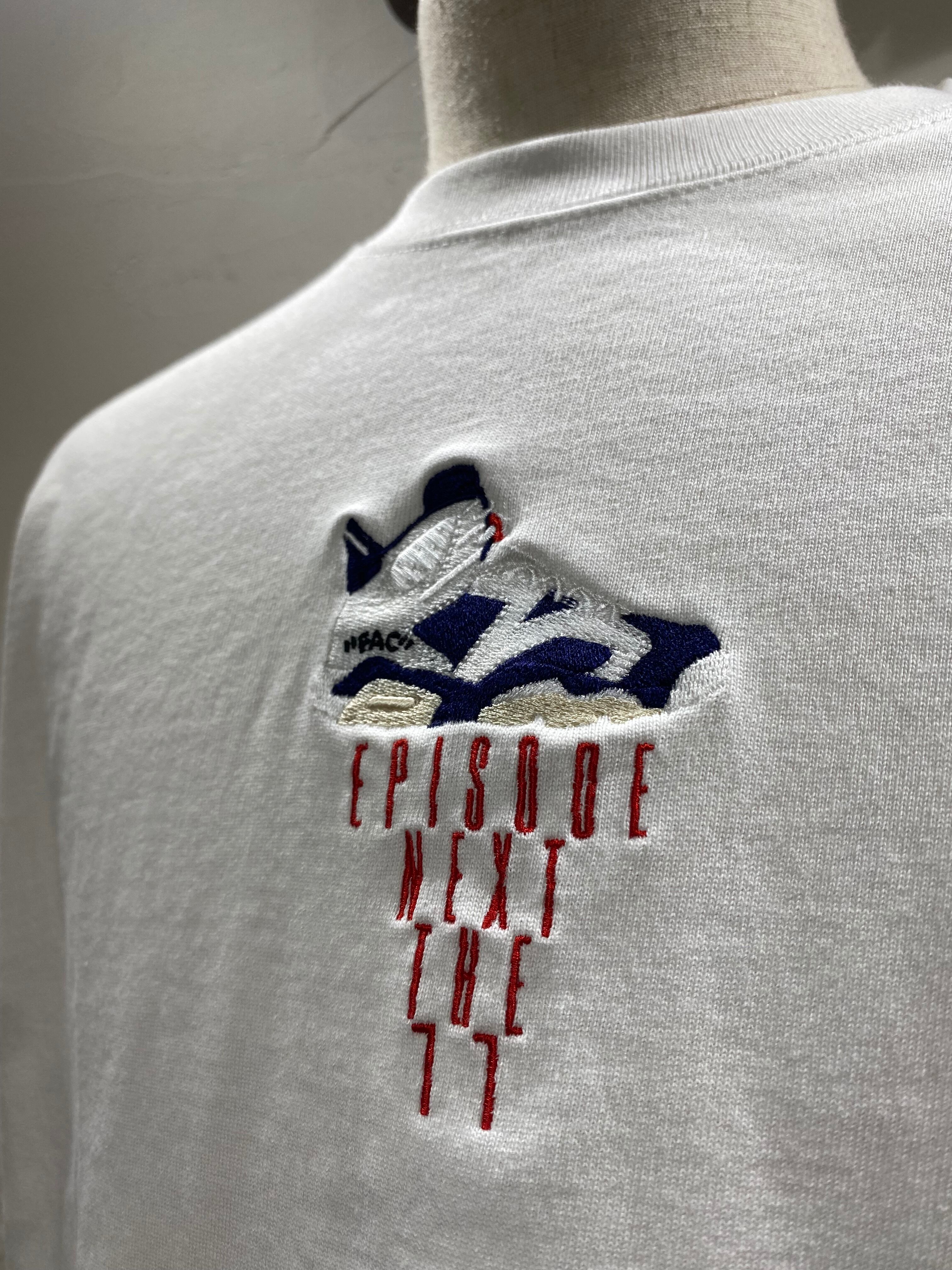 FACTOR X スニーカー柄 EPISOE NEXT THE11 TEE ホワイト/オリンピック XL