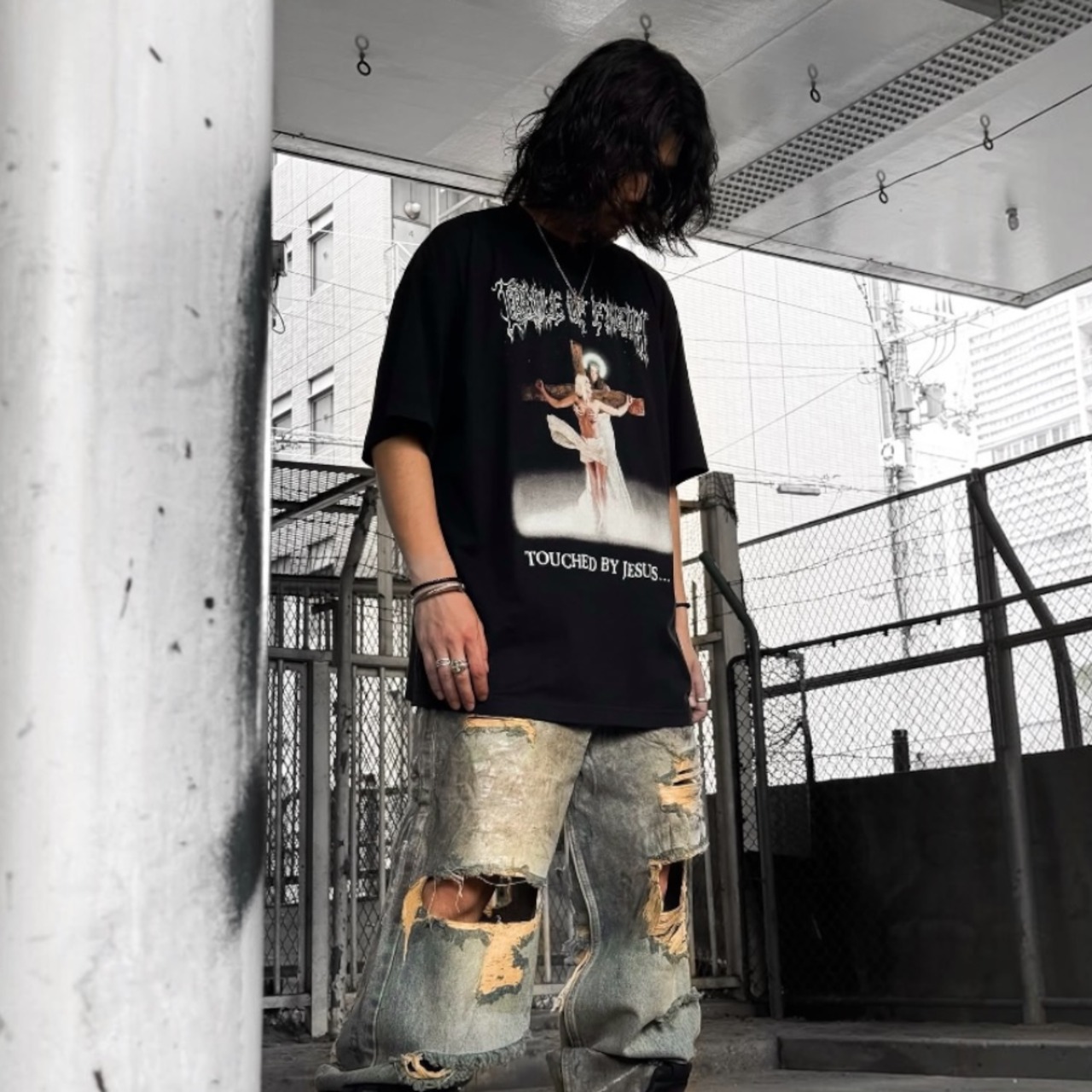 【VETEMENTS】COF JESUS OVERSIZED T-SHIRT - 4