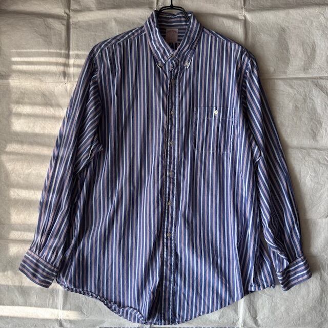 Brooks Brothers Cotton Stripe shirt / made in USA