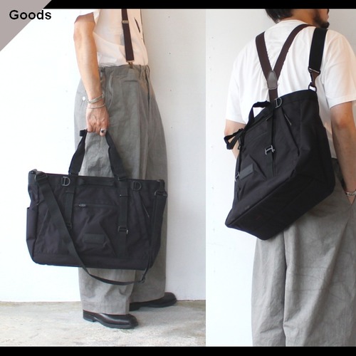 BAICYCLON　500Dナイロン2wayトートバッグ / Tote Bag - NEXT CORE LINE / NCL-06　（Black）