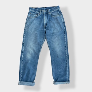 【LEVI'S】505  デニム ジーンズ ジーパン ダメージ W32L32 コロンビア製 テーパード リーバイス US古着