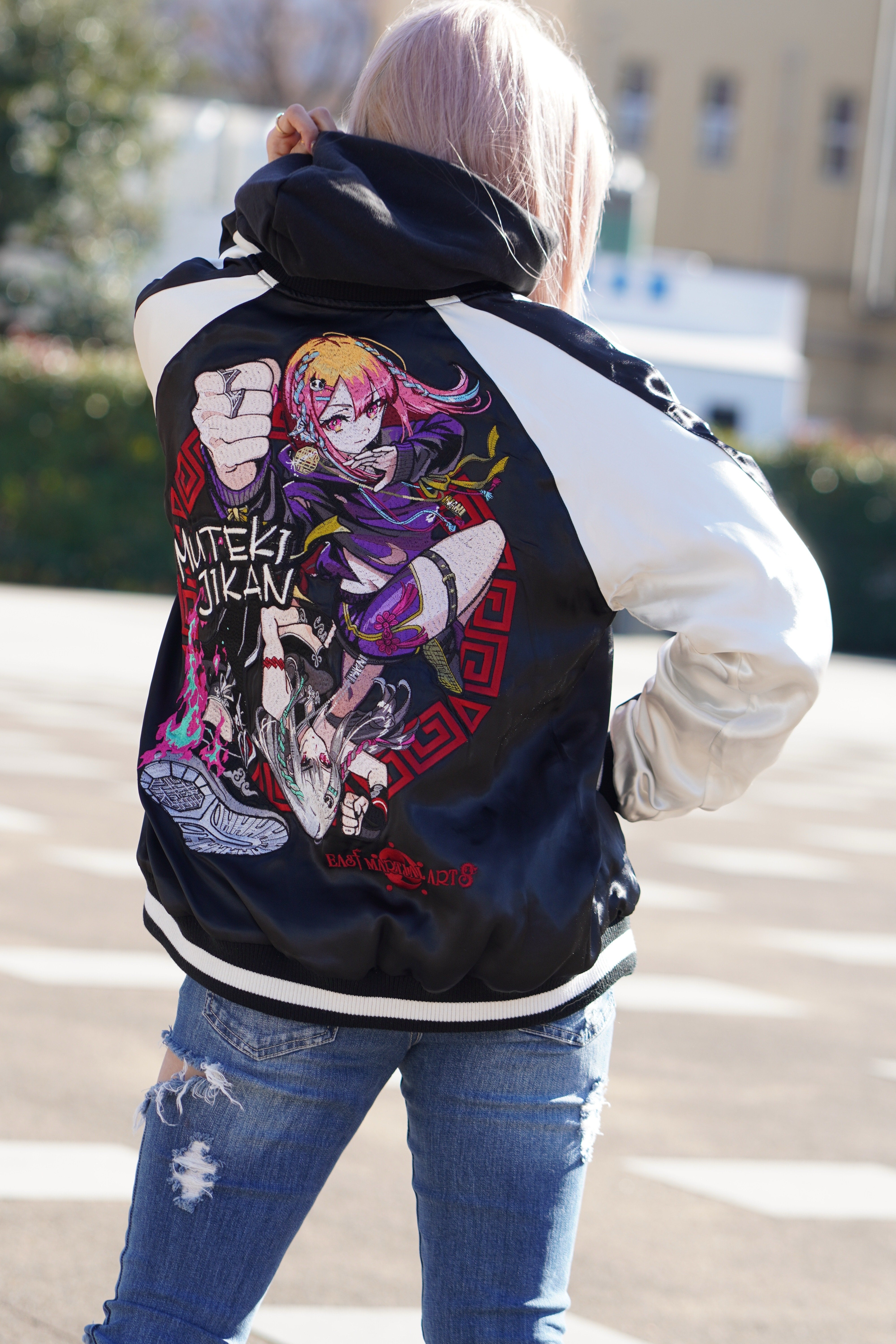 フブキ×イナミ』コラボスカジャン(Sukajan) | 無敵時間OFFICIAL SHOP