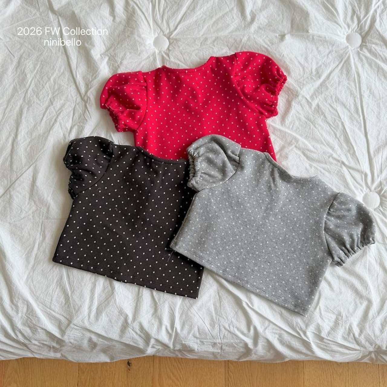 韓国子供服 / ninibello / Dear Dot Cardigan  / カーディガン *XS~XXL*