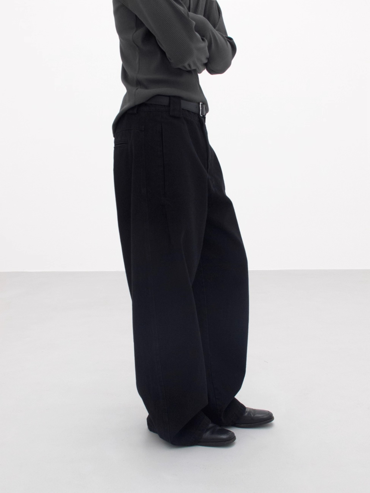 Yausye Washed Loose Straight Jeans