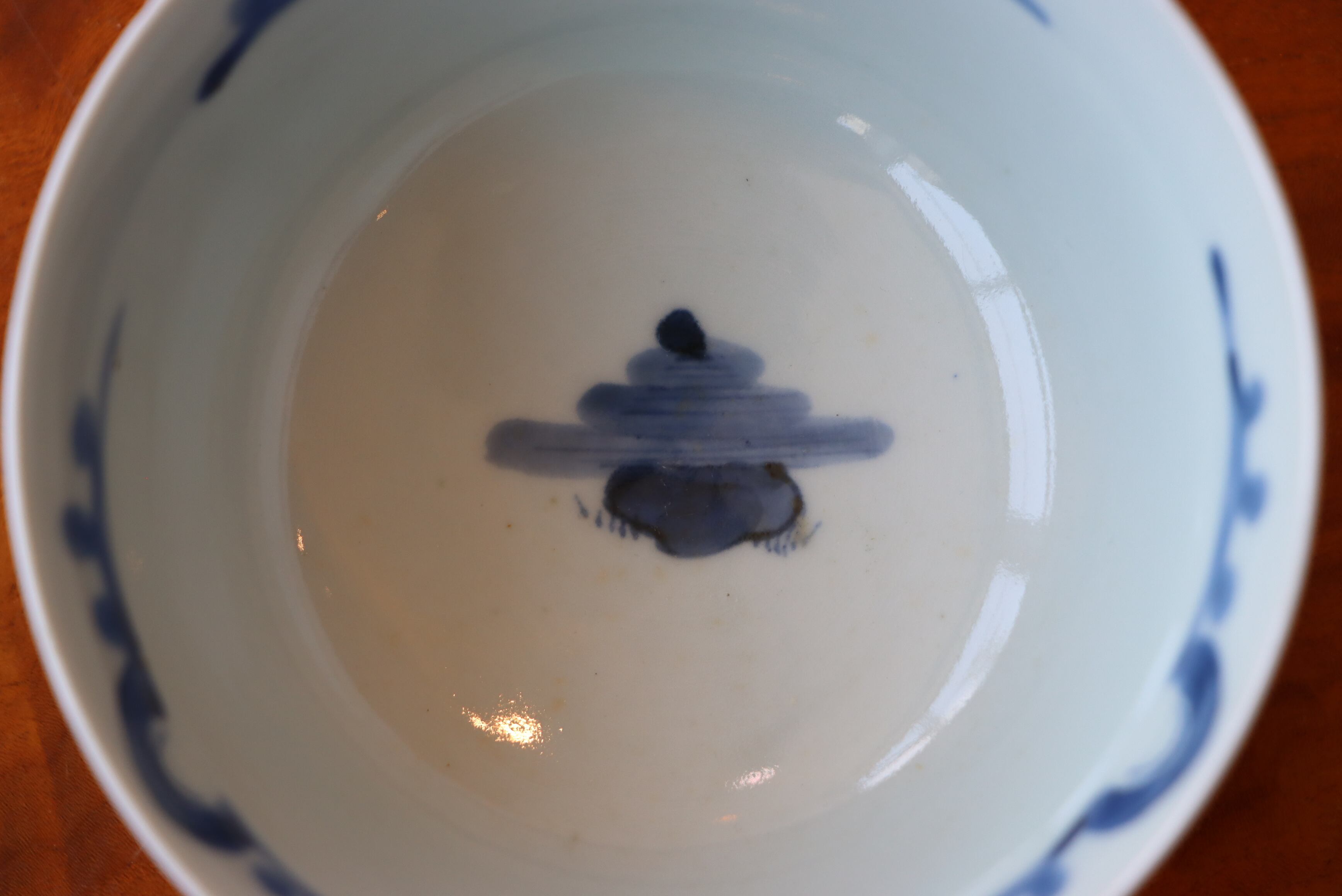 古伊万里　花唐草　蓋付茶碗　3客 古伊万里 花唐草 蓋付茶碗 3客 古伊万里 花唐草 蓋付茶碗 3客