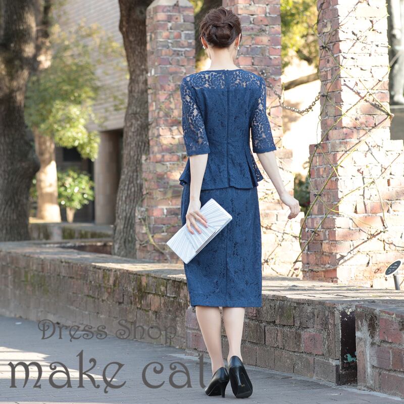 SALE【即納】【S M L】パーティードレス ミディアムドレス 膝丈 結婚式