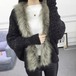 ニットカーディガン レディース アウター 羽織 長袖カーディガン ファー付き ふわふわ ゴージャス きれいめ エレガント カジュアル お出かけ おしゃれ ドルマンスリーブ ファッション 秋冬 女性