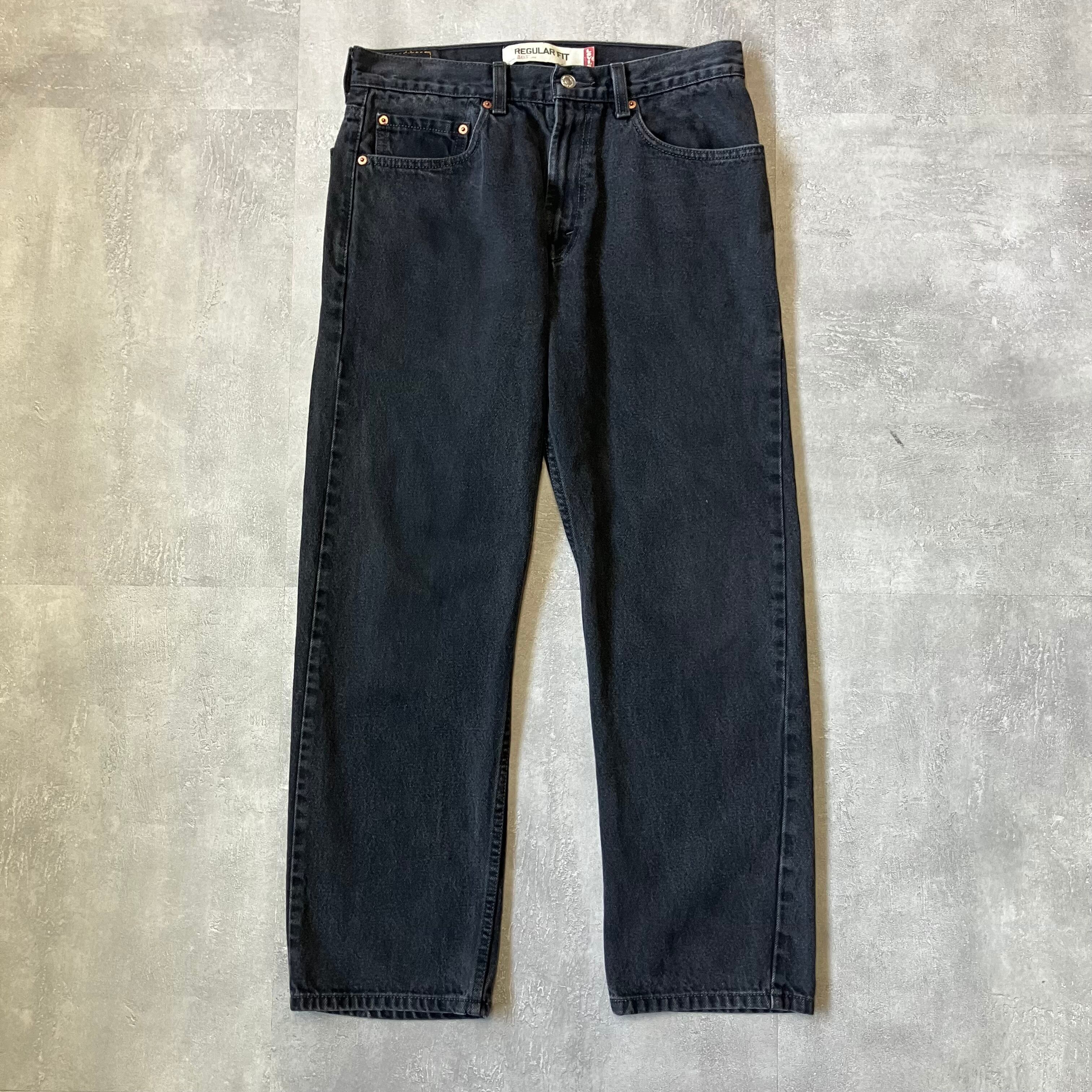 《実寸w31l28》Levi's リーバイス 505 ブラックデニム No.3438