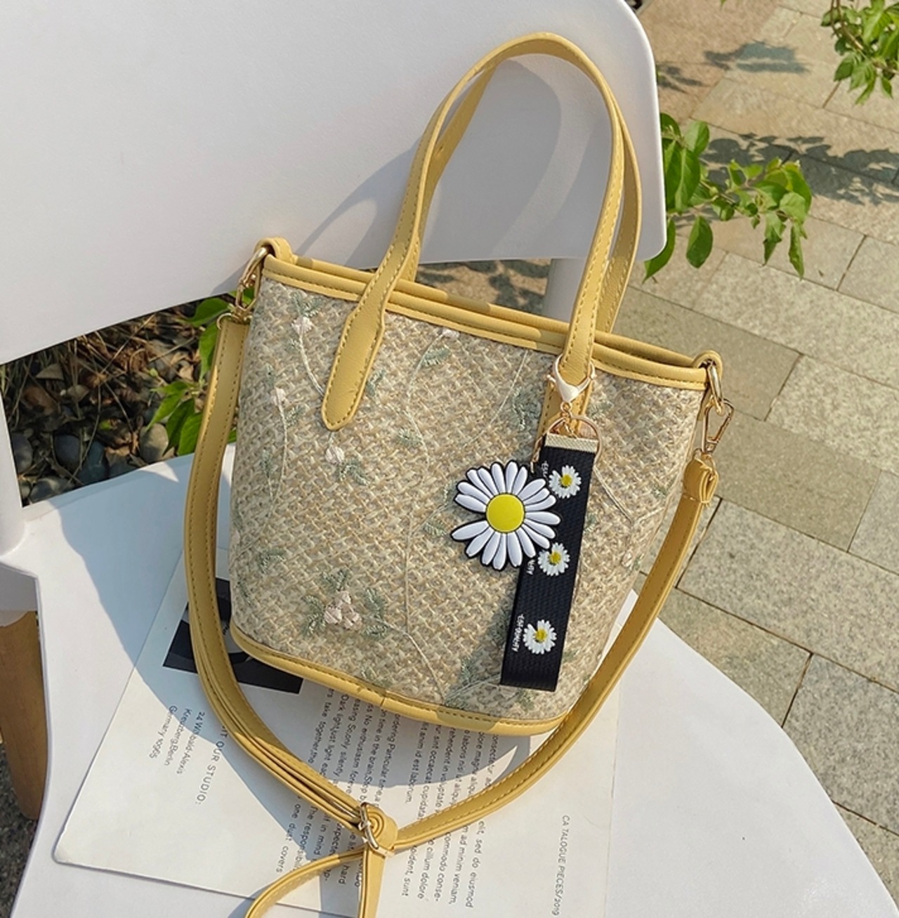 新品 花柄 バッグ 2way COACH コーチ ミニベネット 2WAY ハンドバッグ 
