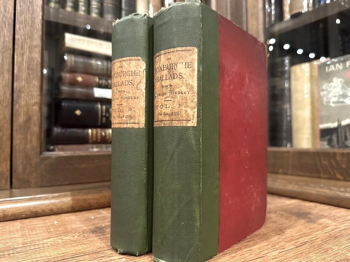 【SL031】【FIRST EDITION】The Roxburghe Ballads‐two volumes‐ / second-hand books