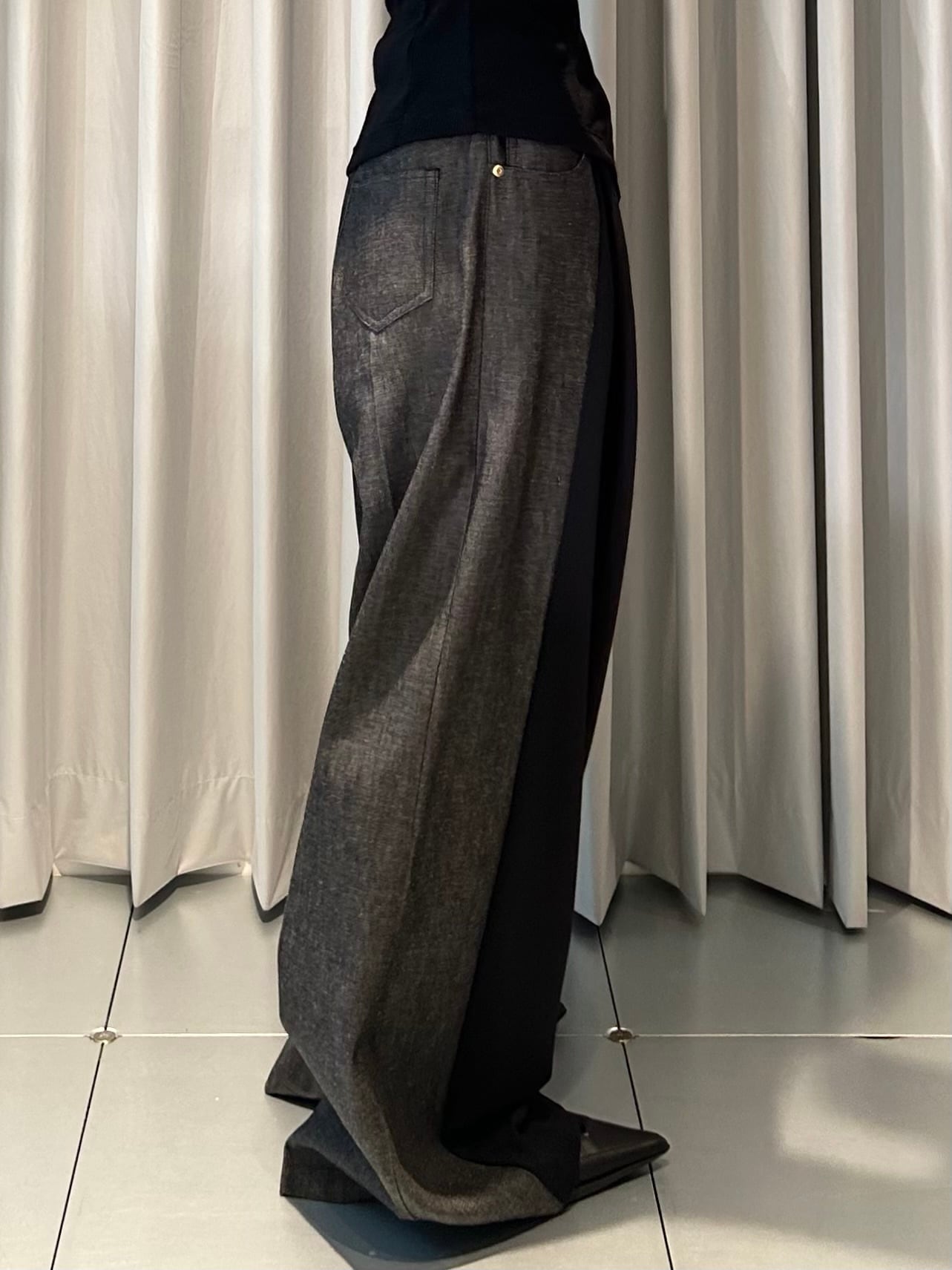 26AW | WOMEN】AKIKOAOKI アキコアオキ / パンツ / Denim combi