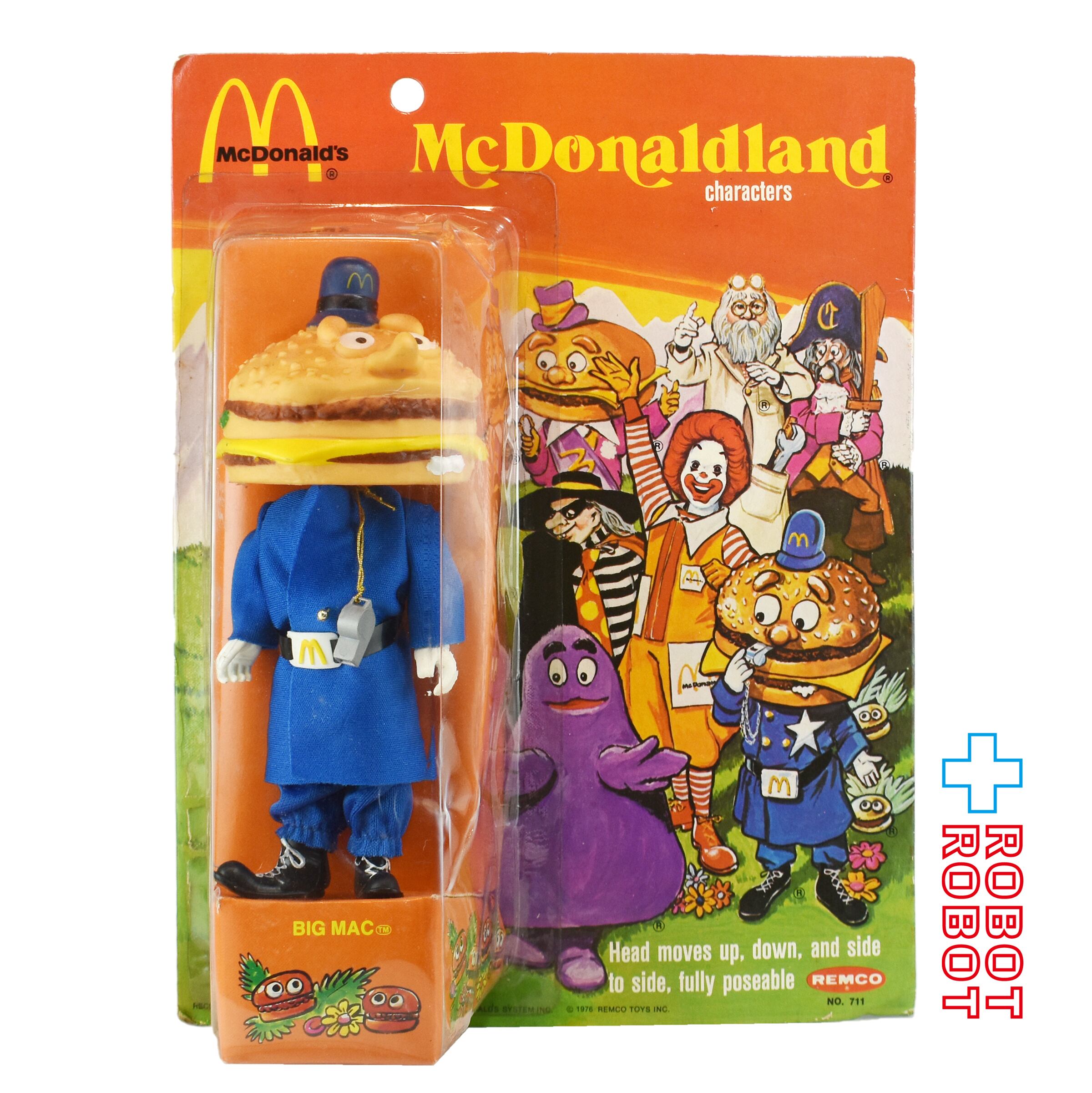 レムコ社 マクドナルドランド ビッグマックポリス フィギュア 1976 未