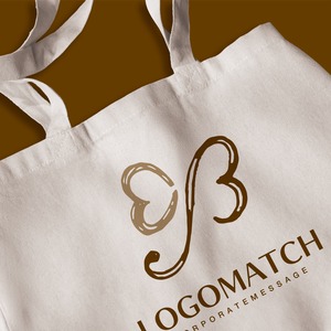 軽やかに舞う蝶のBのロゴ