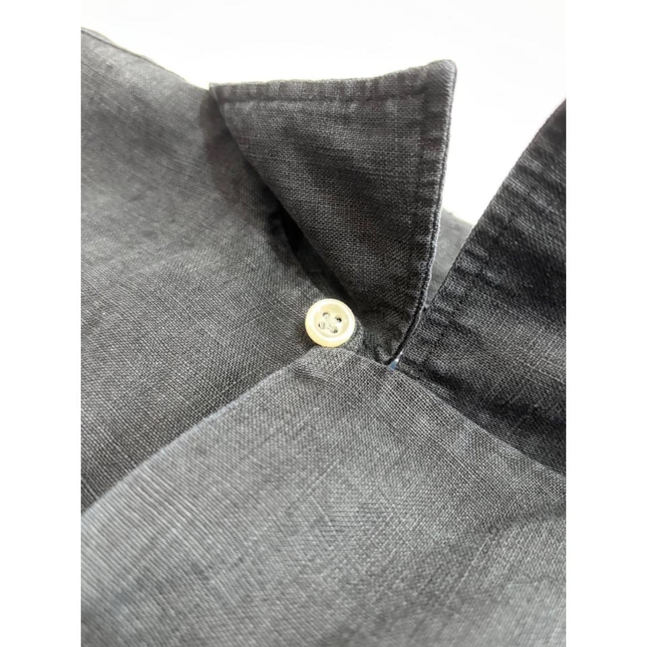 90s Ralph Lauren "CALDWELL" S/S OPEN COLLAR SHIRT Size L