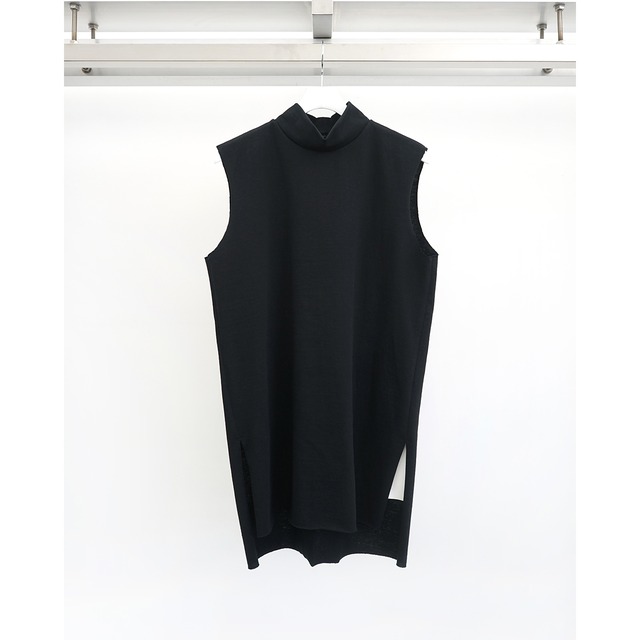 [kujaku] (クジャク) K-635 High Neck Sleeveless Pullover