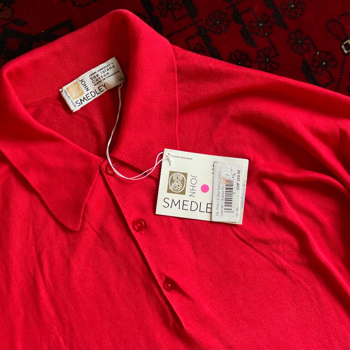 JOHN SMEDLEY ニットポロシャツ シーアイランドコットン カットソー 