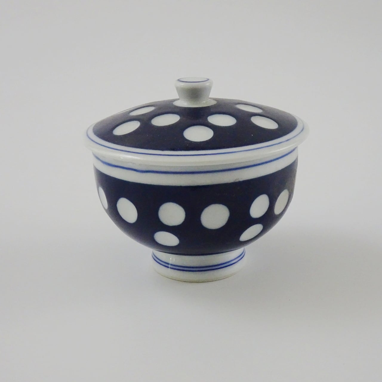 昭和レトロ、吉備焼き蓋物 昭和レトロ、吉備焼き蓋物