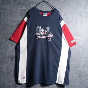 90s “Disney” Multicolor Mickey embroidery design T-shirt