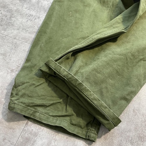 60s ベルギー軍 実物 M-64 フィールドパンツ 4D w30 詳細写真13