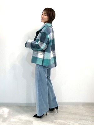 チェックコート